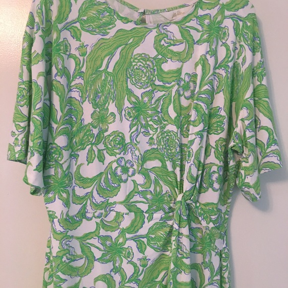 NWT Lilly Pulitzer Shaw Dress Resort White Daffodil Hill Size Large - Picture 8 of 16